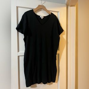 Loose Black Shirt Dress